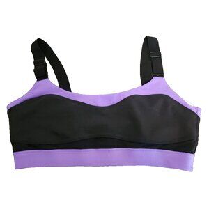 Undies.com Sport Contour Bra Purple and Black Large
